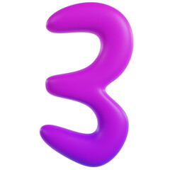 Vibrant Purple Shape