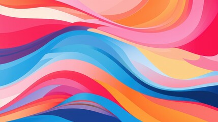Fototapeta premium wave curve shapes background illustration swirl smooth, elegant modern, artistic minimal wave curve shapes background