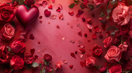 St. Valentine`s Day Abstract Background