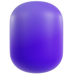 Vibrant Purple Shape