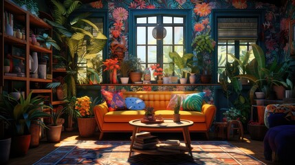 space interior studio background illustration modern minimal, luxury chic, cozy stylish space interior studio background