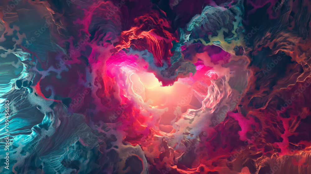 Canvas Prints st. valentine`s day abstract background