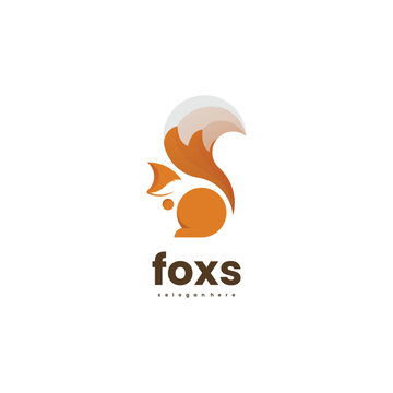 Gradient Foxs Logo Design