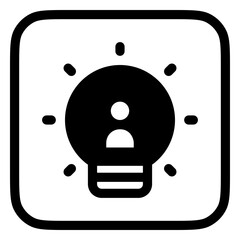 Editable lightbulb, innovation vector icon. Part of a big icon set family. Perfect for web and app interfaces, presentations, infographics, etc