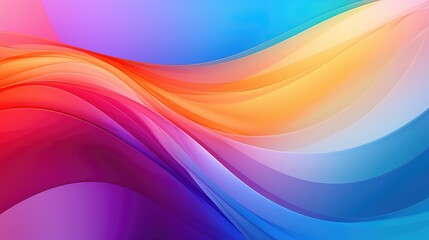 Obraz premium gradient abstract rainbow background illustration spectrum vivid, radiant chromatic, multicolored iridescent gradient abstract rainbow background