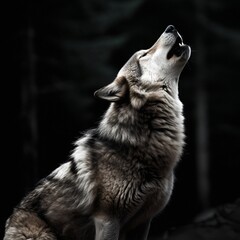 Wold howling 