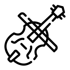 cello Line Icon