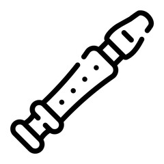 flute Line Icon