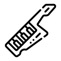 keytar Line Icon