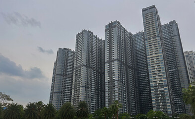 High rise condominium buildings in Ho Chi Minh City