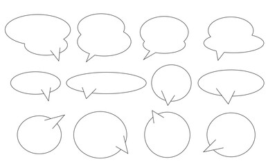 吹き出しセット