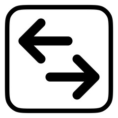 Editable vector data transfer arrows icon. Part of a big icon set family. Perfect for web and app interfaces, presentations, infographics, etc