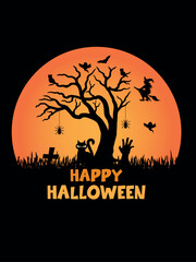 Halloween t-shirt design