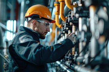  Worker working in Renewable Energy Equipment Plant.