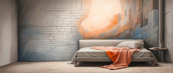 Obraz na płótnie Canvas Behind the Wall f Sleep