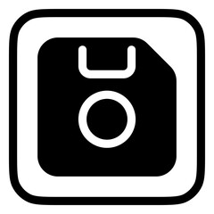 Editable vector save storage floppy disk icon. Part of a big icon set family. Perfect for web and app interfaces, presentations, infographics, etc