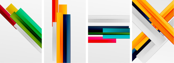 Stripes and lines poster abstract backgrounds. Vector illustration For Wallpaper, Banner, Background, Card, Book Illustration, landing page