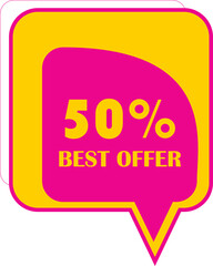 Sale tag logo icon vector element