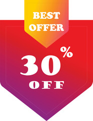 Sale tag logo icon vector element