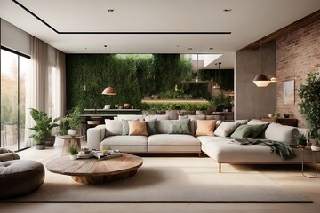 Modern living room design with 2024 home design concept