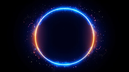 Technology abstract line background and light effect, technology-sense background material