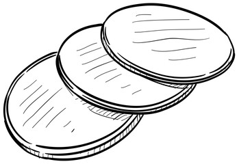 medal handdrawn illustration