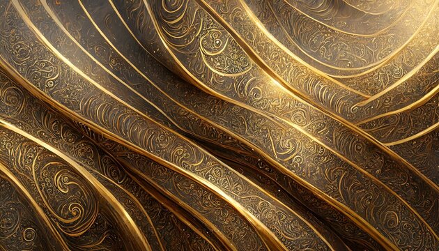 a visually opulent digital masterpiece named "Lustrous Elegance: Smooth Striations." Design a luxurious background featuring a shiny and striated texture with a seamless, smooth surface.