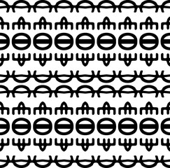 Abstract Shapes.Vector Seamless Black and White Pattern.Design element for prints, decoration, cover, textile, digital wallpaper, web background, wrapping paper, clothing, fabric, packaging, cards.