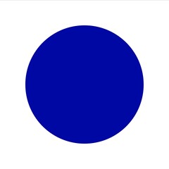 Fototapeta na wymiar blue sphere isolated on white