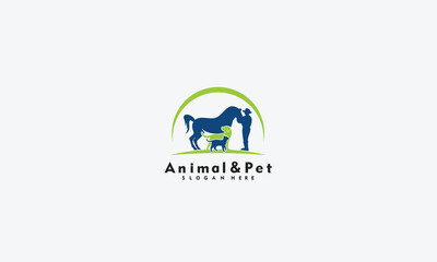 animal and pet logo Vector template