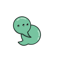 Bubbles symbol for chat on social media