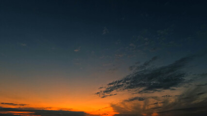 nice sunrise goldish clouds on the sky bg - photo of nature