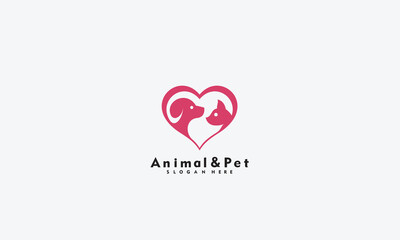 animal and pet logo Vector template