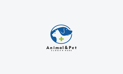 Obraz premium animal and pet logo Vector template