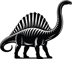 
Spinosaurus Dinosaur vector illustration
