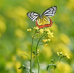 Beautiful blooming flower in garden 