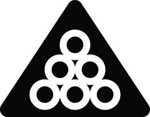 Rounded filled Billiard Icon