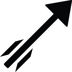 Rounded filled Bow Icon