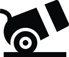 Rounded filled Cannon icon