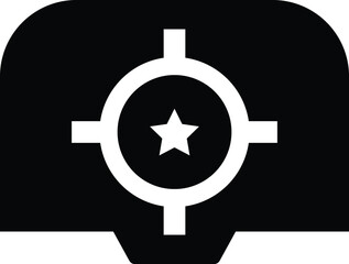 Rounded filled Target Icon