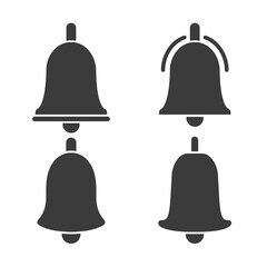 set of bell shape collection,vector illustration for reminder or notification icon - 709496756