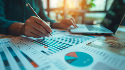 business audit stock financial finance data management concept. - obrazy, fototapety, plakaty