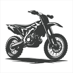 Fototapeta na wymiar Motocross rider silhouette black filled vector Illustration