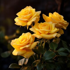 yellow roses bouquet