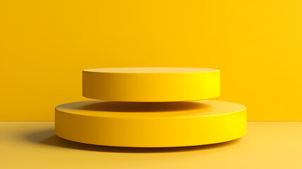 Modern round product advertising podium, booth, stage, product background, promotional event background