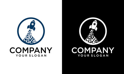 Creative rocket flight startup fly launch vector logo design, Letter C rocket space takeoff up logo design