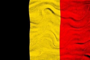 Fototapeta premium National Flag of Belgium. Background with flag of Belgium.