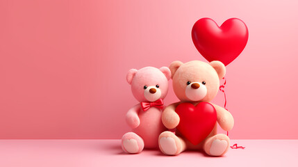 Vibrant Valentine's Day background, hearts background