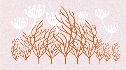 Texture pattern seamless design wallpaper  brown art tree