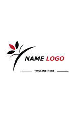 Art floral logo design. suitable for brand logos, company logos, business logos, shop logos, flower shop logos, etc.